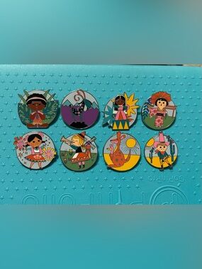 Disney 2024 Hello It's A Small World Mystery Complete Trading Pin Set Of 8